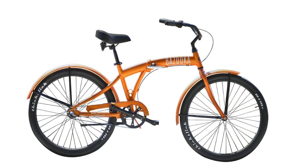 Orange beach cruiser store bike